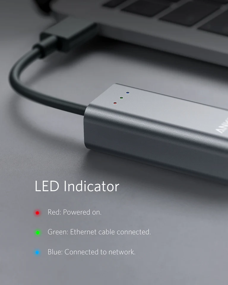 Anker USB C to Ethernet Adapter - Imagen 2