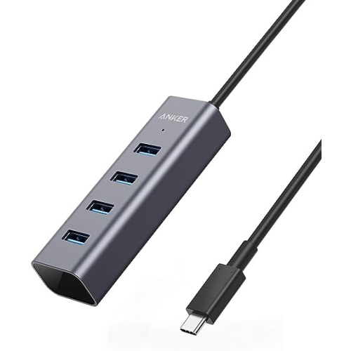 Hub USB C, adaptador de aluminio con 4 puertos 3.0