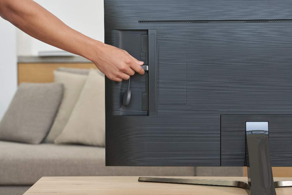 Google - Chromecast (Latest Model) Streaming Media Player - Charcoal - Imagen 2