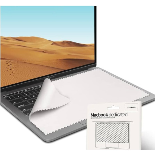 Uppercase GhostBlanket Screen Keyboard Imprint Protection Microfiber Liner and Cleaning Cloth 13"