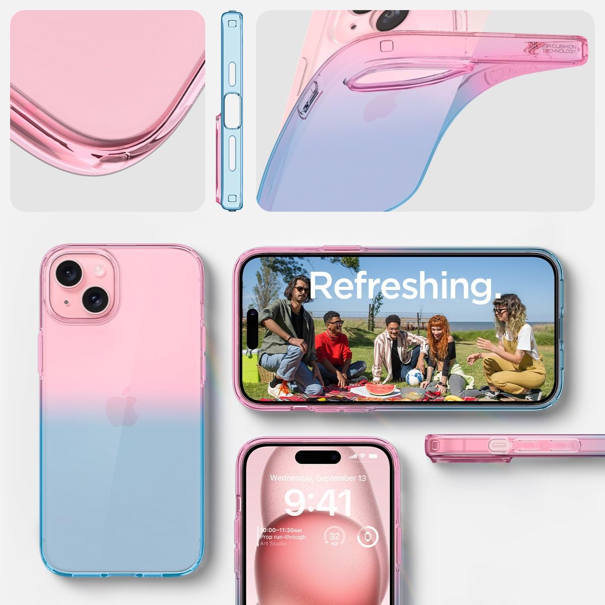 Spigen Liquid Crystal Designed for iPhone 15 Case - Imagen 2