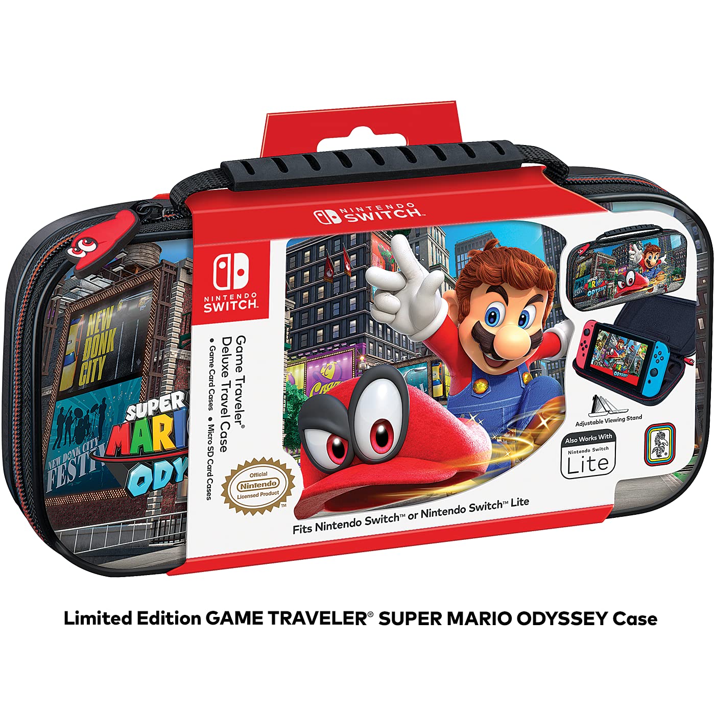 RDS Industries Game Traveler Deluxe Travel Case for Nintendo Switch.