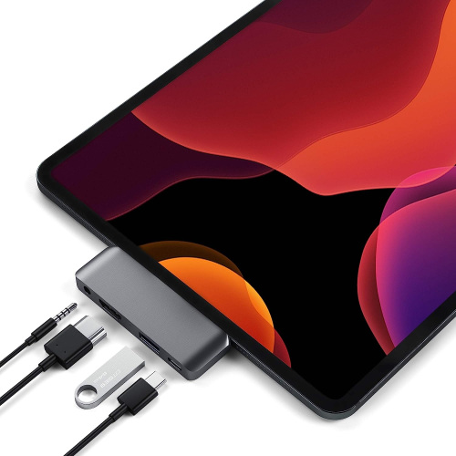 Adaptador tipo C Satechi con carga USB-C
