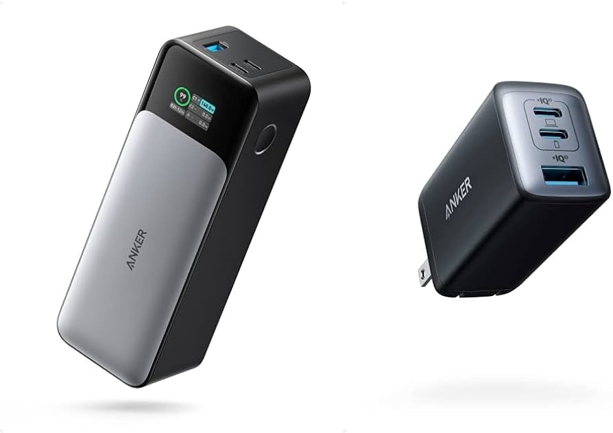 Anker 737 Power Bank (PowerCore 24K), cargador portátil de 3 puertos - Imagen 2