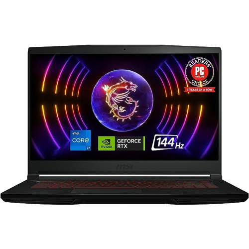 MSI GF63 15.6" 144Hz Gaming Laptop.