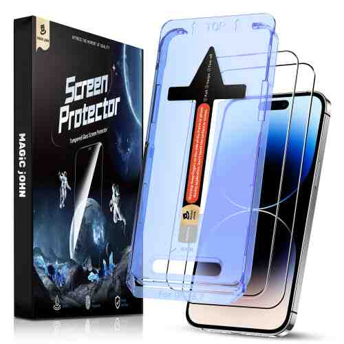 MAGIC JOHN for iPhone 16 Pro. Tempered Glass Screen Protector