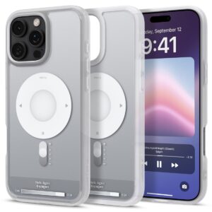 Spigen Ultra Hybrid MagFit iPhone 16 Pro Max Case - Classic Silver
