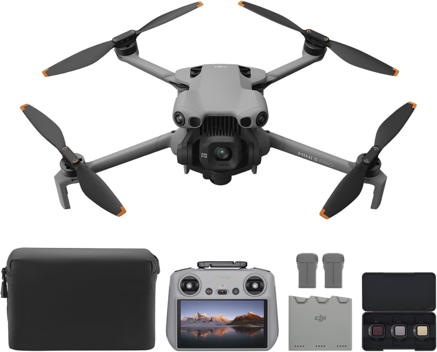DJI Mini 5 Pro Drone Fly More Combo Plus (DJI RC 2) - Gray - Imagen 2