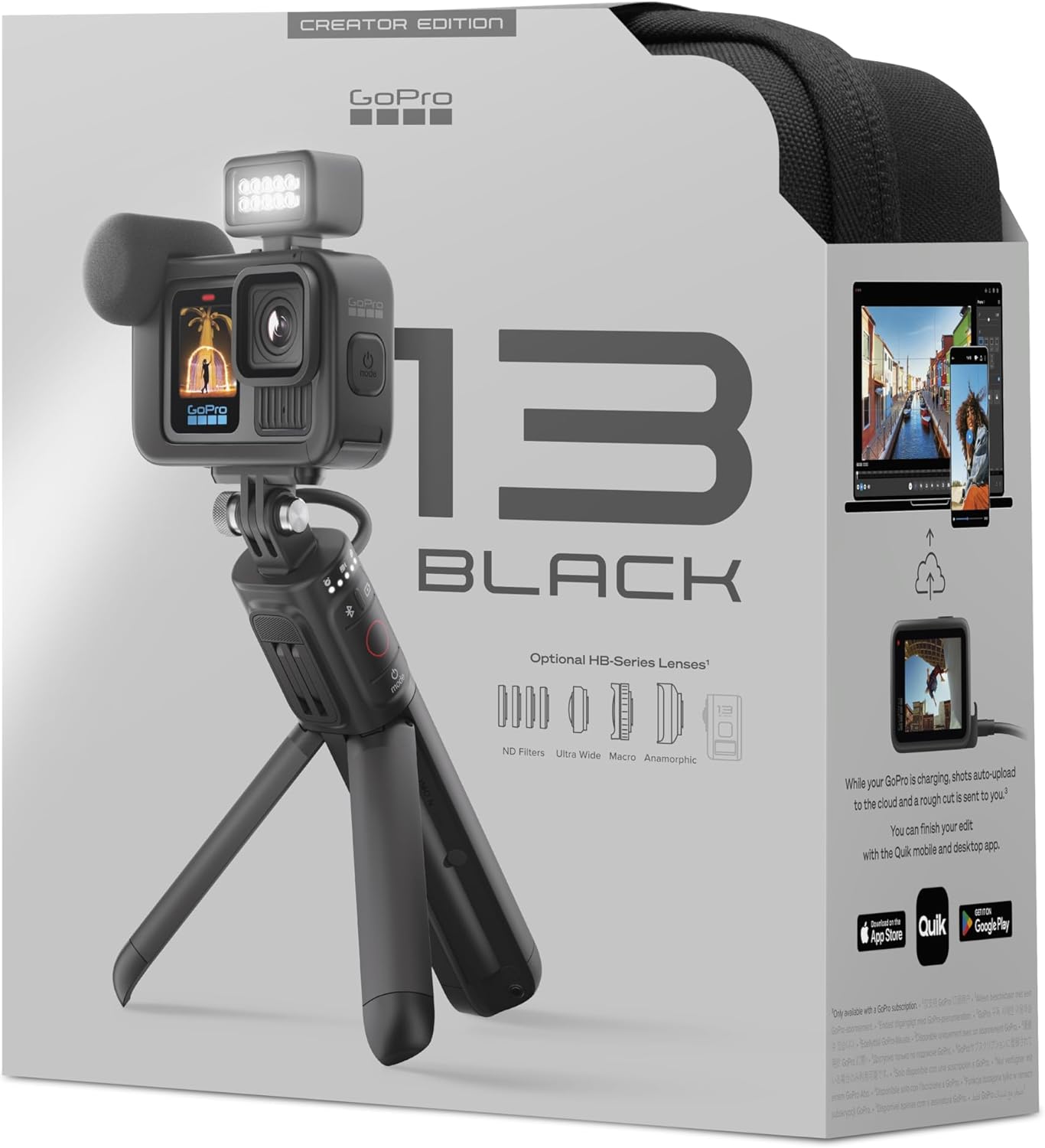 GoPro HERO13 Creator Edition Action Camera - Black