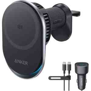 Anker Prime MagSafe Car Mount Charger, Qi2 25W