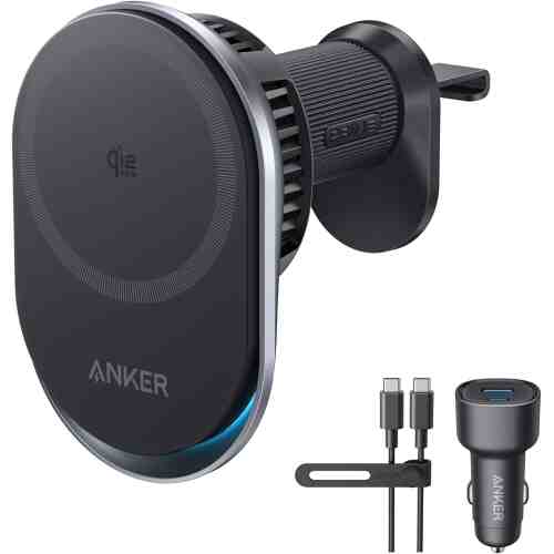 Anker Prime MagSafe Car Mount Charger, Qi2 25W