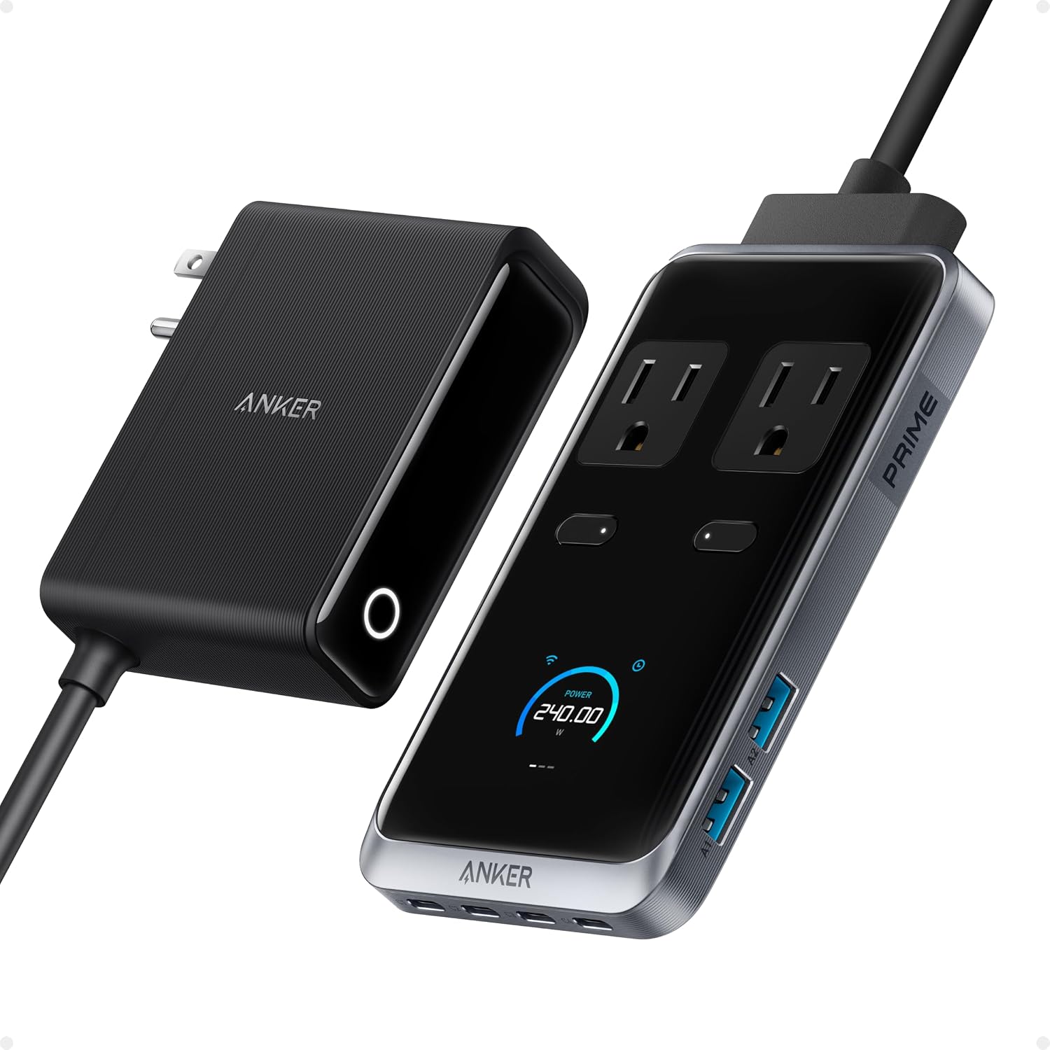 Anker Prime Charging Station, 240W 8-in-1 Power Strip