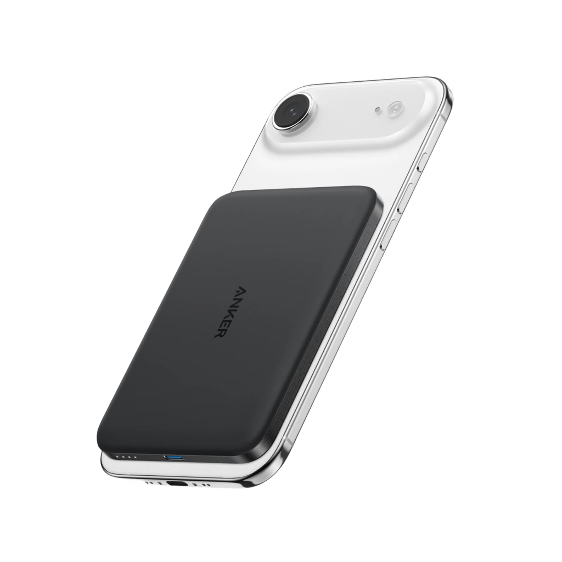 Anker MagGo Power Bank (5K, Slim) – White - Imagen 3
